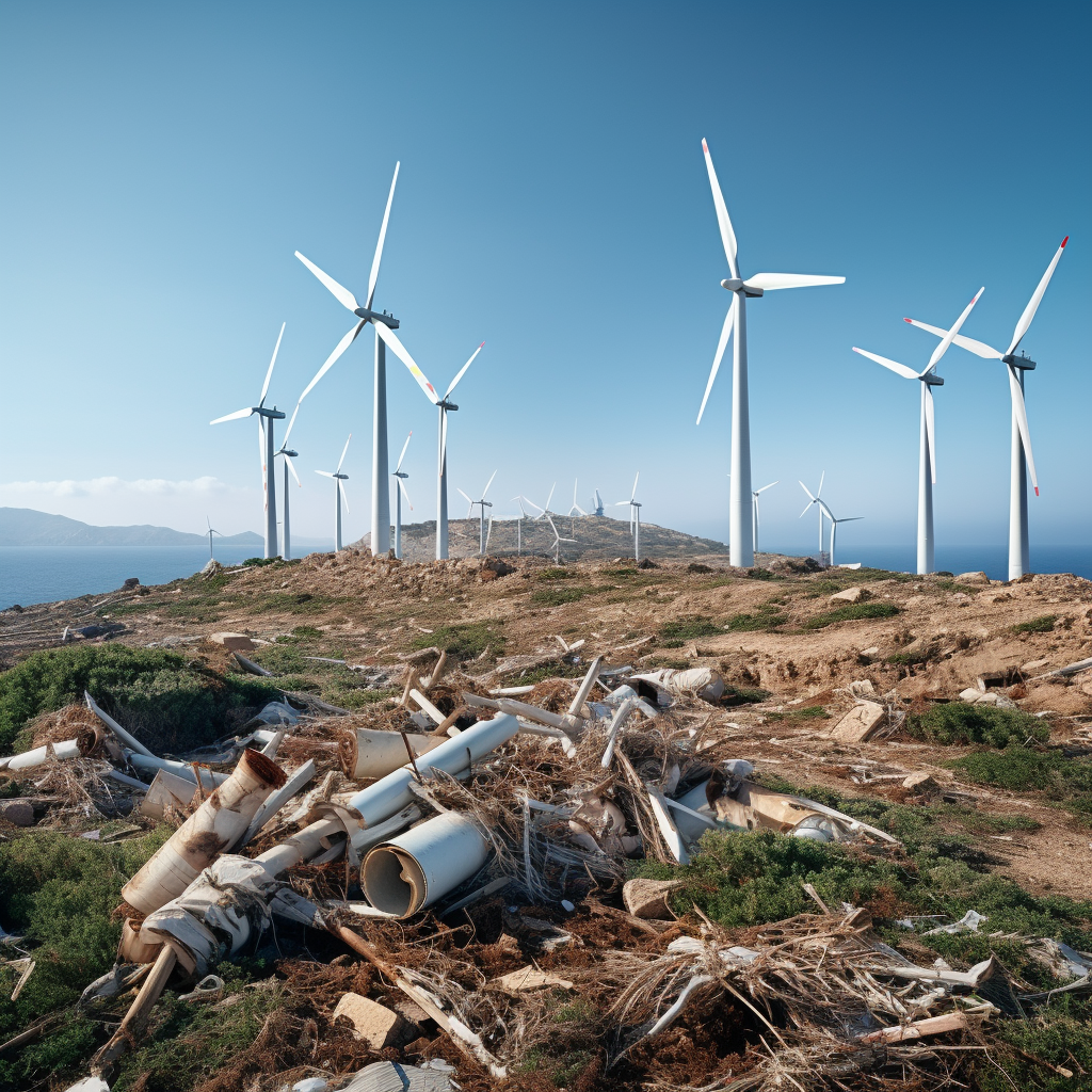 Recycling Windräder